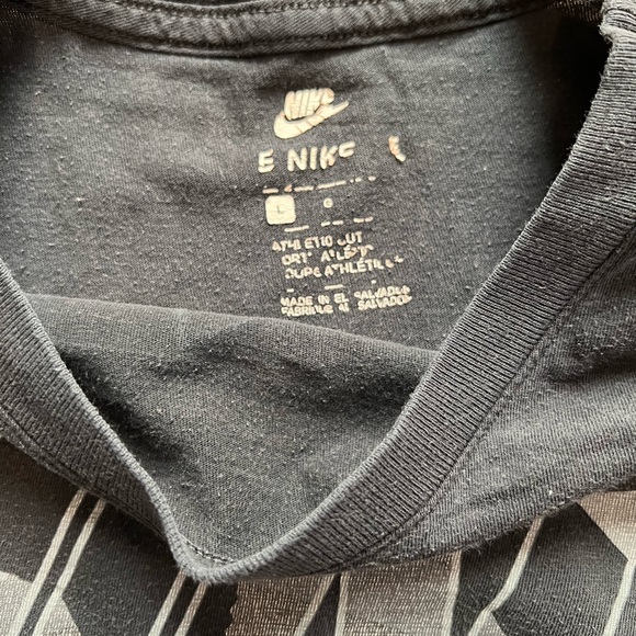 Nike L Tee Black / Gunmetal - Picture 3 of 5